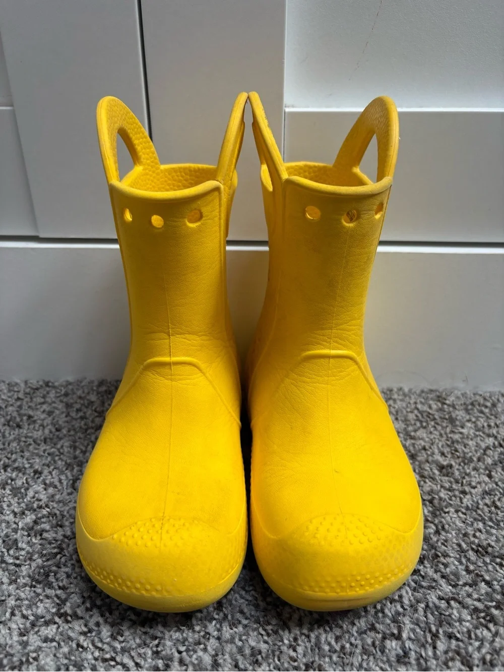 CROCS bright yellow